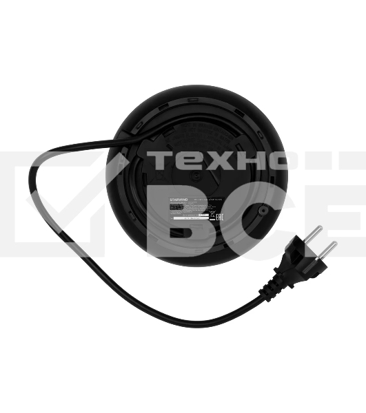 Чайник электрический Starwind SKG4030 1.7л. 2200Вт черный (корпус: стекло)