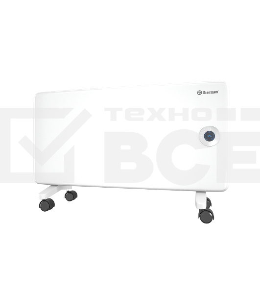 Конвектор Thermex Frame 1500E белый, 1500 Вт, 20 м2, термостат, дисплей