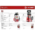 Насос ЗУБР НПГ-М3-1400-С, дренажный для грязной воды, корпус - нерж. сталь, 1400 Вт, фото3