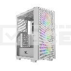 Корпус компьютерный Redragon Paktis3 ITX/Micro-ATX/ATX,3кул12см,белый, фото 1