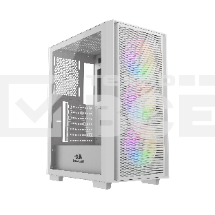 Корпус компьютерный Redragon Paktis3 ITX/Micro-ATX/ATX,3кул12см,белый