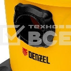 Строительный пылесос Denzel RVC20 желтый, 1400 Вт, уборка сухая/сбор воды/выдув, пылесборник мешок/контейнер, 20 л, фото10
