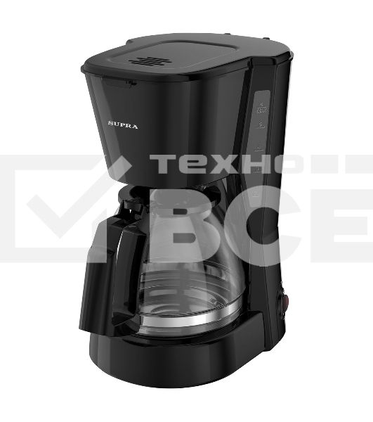 Кофеварка капельная SUPRA CMS-0605 черный, исп. кофе - молотый, 0.75 л, 600 Вт