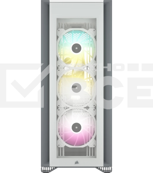 Компьютерный корпус Corsair iCUE 7000X RGb CC-9011227-WW Full-Tower ATX, белый, Tempered Glass (639459)