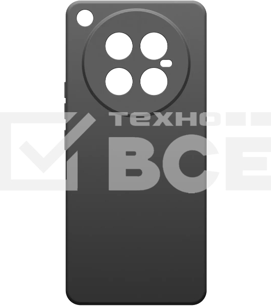 Чехол (клип-кейс) BoraSCO для Infinix Zero 40 4G Silicone Case черный (73813)