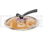 Сотейник LARA LR02-234 серия Orlean 28 см, 4.5 л, мрамор, Bronze, капсульное индукционное дно, крышка, фото2