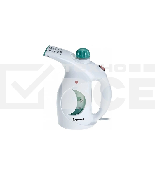 Отпариватель ВАСИЛИСА ВА-2809 белый с зеленым, 750 Вт, 15 г/мин, 200 мл