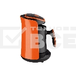 Электрическая турка Energy EN-251T стекло,0,3л, 600Вт черный/оранж. автоотключение 107707, фото 1