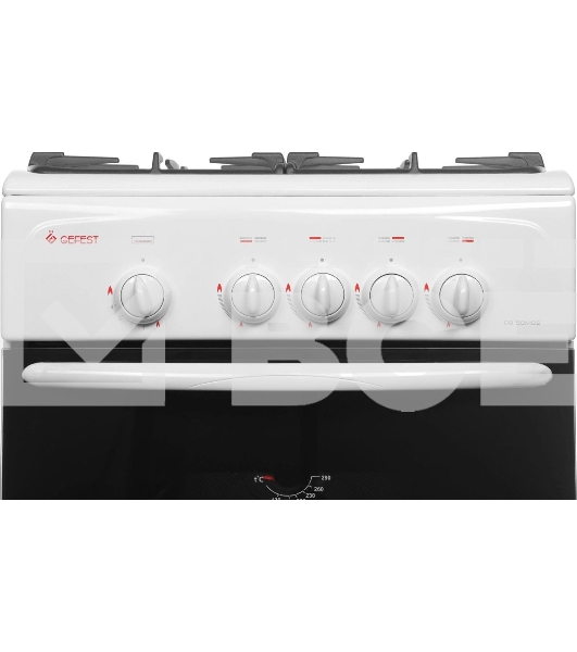 Плита газовая Gefest CG 50М02 К73 белый, конфорок 4 шт, духовка 42 л, 50 см x 85 см x 53 см