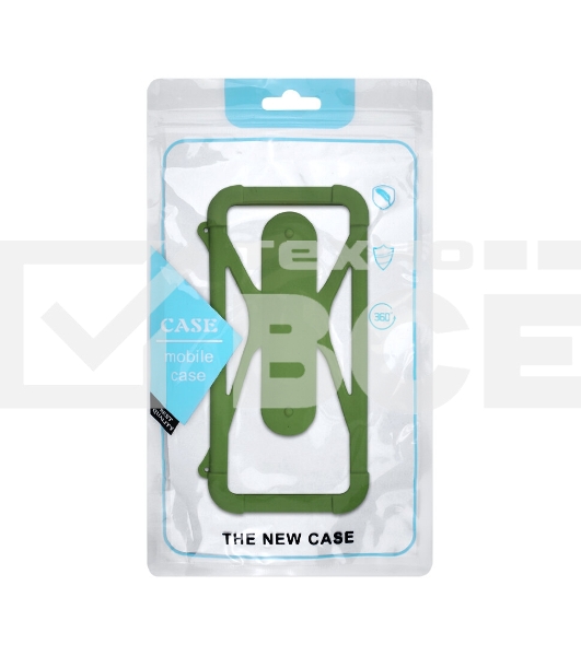 Чехол-бампер универсальный для смартфонов OLMIO #1, р. 4.5''-6.5'', хаки