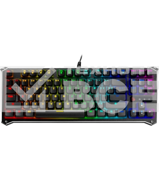 Клавиатура A4 B930 механическая черный USB Gamer LED