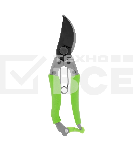 Секатор прямого реза Palisad 200 мм, стальные рукоятки, ПВХ оболочка, BASE