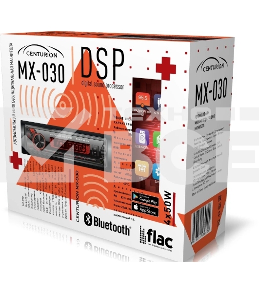 Автомагнитола Centurion MX-030, 1 DIN, Bluetooth, USB Type-A, AUX