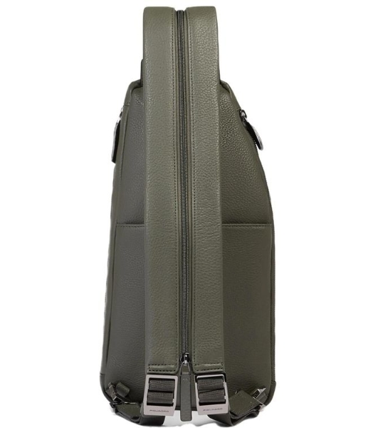 Рюкзак слинг Piquadro Modus Special CA5577MOS/VEVE оливковый кожа