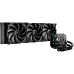Система водяного охлаждения Deepcool Spartacus 420 ARGB Soc-AM5/AM4/1200/1700/1851 черный 4-pin 32.89dB Al LCD 2647gr Ret (R-SPT420-BKDSMP-G-1), фото 1