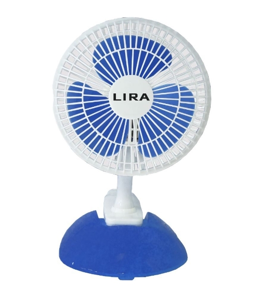 Вентилятор LIRA LR 1102 белый/голубой, напольный, 45 Вт, 3 скорости, 40 см