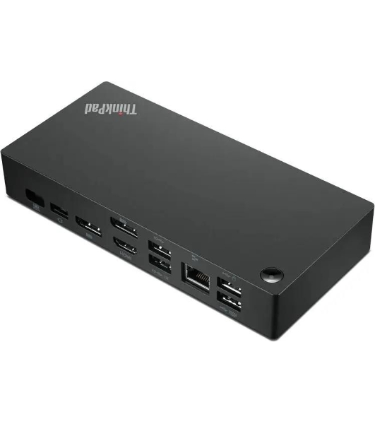 USB-концентратор Lenovo ThinkPad 40AY0090EU, USB Type-C, USB/USB Type-C/RJ-45/HDMI/DisplayPort/mini-jack 3.5мм, USB