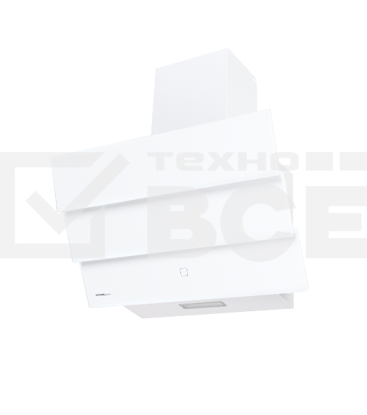 Вытяжка наклонная HOMSair Vertical 60 белый, 60 см, 650 куб. м/ч, 47 дБ