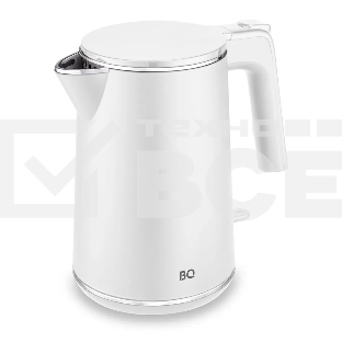 Чайник BQ KT1716P белый. Мощность:1800 Вт, Объем 1л
