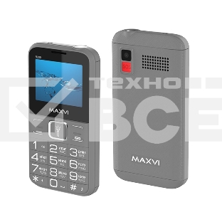 Мобильный телефон Maxvi B200 серый