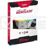 Оперативная память Kingston Fury Renegade, DDR4, 16GB (2x8GB), 4266MHz, CL19, с радиатором, RGB, серебристый/черный, фото4