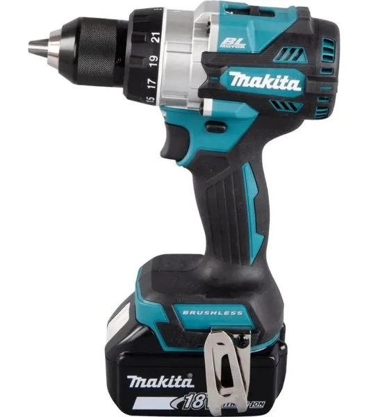 Дрель-шуруповерт Makita DDF486RT Аккумуляторная, Кейс