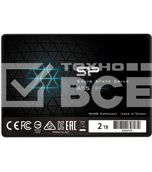 Накопитель SSD Silicon Power Ace A55, 2TB, SATA III, 2.5