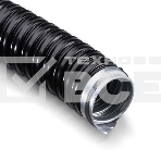 Металлорукав Rexant в ПВХ изоляции МРПИнг-32 (РЗ-Ц-ПВХнг) черный, фото 1