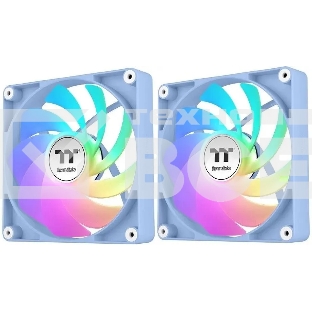 Вентилятор для корпуса Thermaltake CT120 Sync Hydrangea Reverse ARGB 120х120x25 голубой 4-pin 31.2дБ (упак.:2шт) (CL-F200-PL12BU-A) Ret