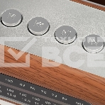 Радиоприемник портативный Hyundai H-PSR200 дерево коричневое/серебристый USB microSD, фото2