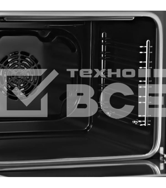 Духовой шкаф электрический Hyundai HEO 6640 IX серебристый/черный, встраиваемый