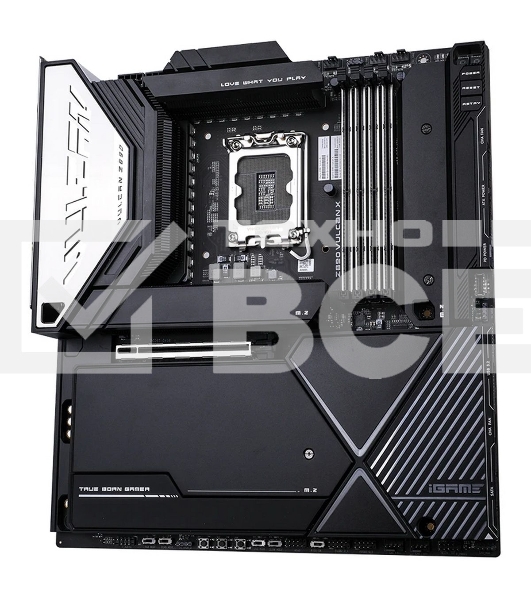 Материнская плата Colorful iGame Z890 VULCAN X V20, LGA 1851, Intel Z890, 4xDDR5, 5xM.2, 6xSATA, 2xPCIe 5.0 x16, 1xPCIe 4.0 x4, 1xHDMI, 1xDP, 1x 2.5Gb LAN, 1x 5Gb LAN, 6xUSB-A 3.2 Gen 2, 2xUSB-C 3.2 Gen 2, 1xUSB-C 3.2 Gen 2x2, 5x3.5 мм, 7.1, E-ATX