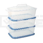 Пароварка электрическая Centek CT-1462 9л 1050Вт, таймер 60 мин, 3 контейнера, чаша для риса, резервуар 1,5л., фото4