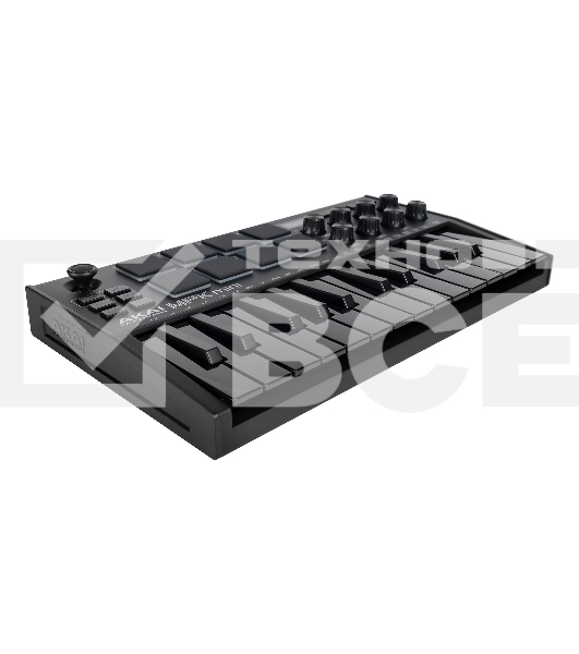 Клавиатура MIDI AKAI [MPK Mini MK3 Black] 25 мини клавиш, 8 пэдов, 8 энкодеров, цвет черный