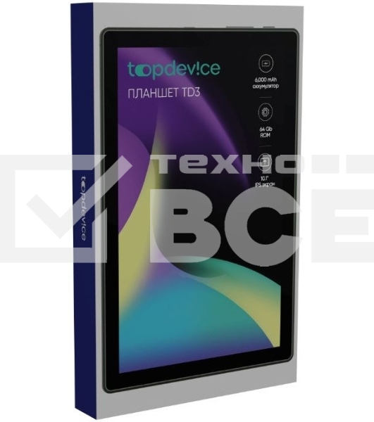 Планшет Topdevice TD3 LTE 4/64Gb серый