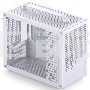 Компьютерный корпус без блока питания Case JONSBO Z20, Mini-Tower, TG, no fan, 1xUSB-A 3.2 + 1xUSB-C 3.2, mATX, mITX White