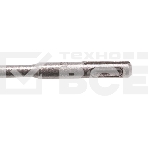 Бур по бетону Denzel двойная спираль, Cobalt W-tip, 8x260 мм, SDS PLUS, фото3