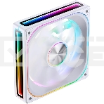 Вентилятор для корпуса JONSBO ZA-120WR Reverse (120x120x28мм, 4-pin PWM, ARGb, 62.4CFM, 37.3dBA, 2400RPM, белый), фото 1