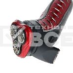 Электробритва Sakura SA-5414RB красно-черный(Бритва электрическая, сухое бритье, работа от аккумулятора. 3 бреющие головки. Индикатор заряда батарейки. Защитная крышка. Щеточка для очистки.), фото6