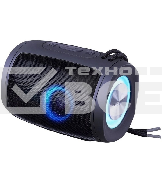 Портативная колонка Defender Enjoy S200 5Вт Light/BT/FM/USB/TF/1200мА·ч черный