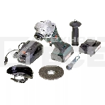 Угловая шлифовальная машина бесщеточная (болгарка) аккумуляторная KLPRO KLAT18B-20 (18В, Li-ion-2шт, 2.0Ач, 115мм, М14, 8500 об/мин З/У,сумка), фото10