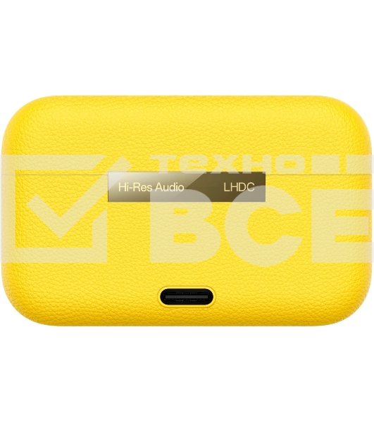 Гарнитура внутриканальные Realme Buds T500 Pro желтый беспроводные Bluetooth в ушной раковине