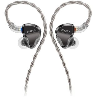 Гарнитура внутриканальные Fiio JH5 0.78м черный проводные крепление за ухом (80003493)