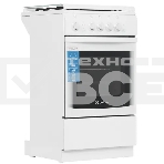 Плита газовая De Luxe 5040.44Г (КР) ЧР белый, конфорок 4 шт, духовка 46 л, 50 см x 85 см x 50 см, фото2