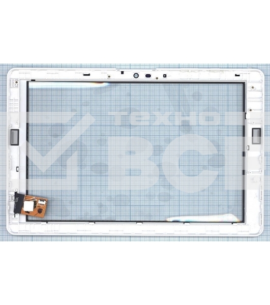 Сенсорное стекло (тачскрин) для Acer Iconia One B3-A32, белое с рамкой