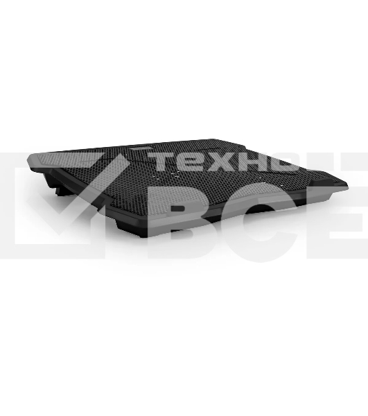 Подставка для ноутбука Buro 15'335x265x22мм 74.35дБ 1xUSB 2x 140ммFAN 480г металлическая сетка/пластик черный