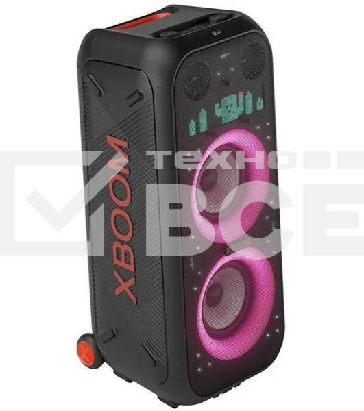 Минисистема LG XBOOM XL9T черный/красный 1000Вт USB BT