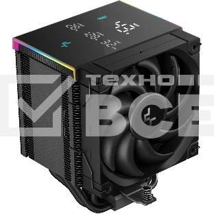 Кулер для процессора DEEPCOOL AK500 DIGITAL PRO черный, 120 мм, алюминий/медь, 1750 об/мин, 25 дБ, 4 pin, 162 мм