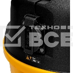 Строительный пылесос Denzel RVC20 желтый, 1400 Вт, уборка сухая/сбор воды/выдув, пылесборник мешок/контейнер, 20 л, фото9