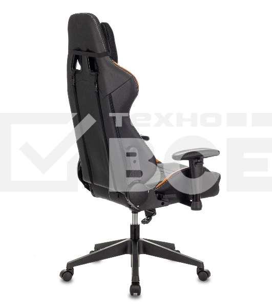 Кресло игровое Zombie VIKING 5 AERO черный/оранжевый искусственная кожа с подголов. крестовина пластик